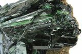 Gemmy, Emerald-Green Vivianite Crystal Cluster - Brazil #218193-1